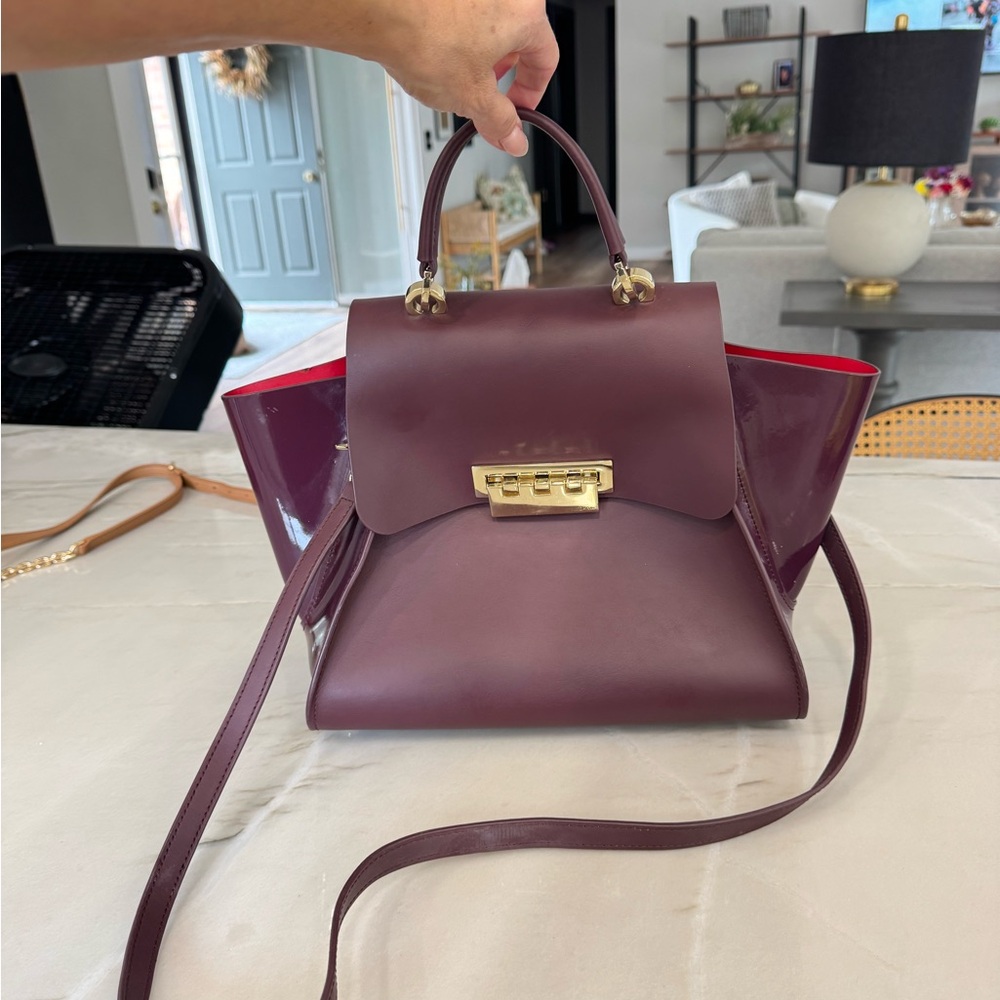 ZAC by Zac Posen Elegant Burgundy Handbag
